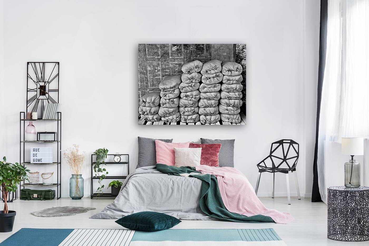 BW Bag Stacks Reproduction