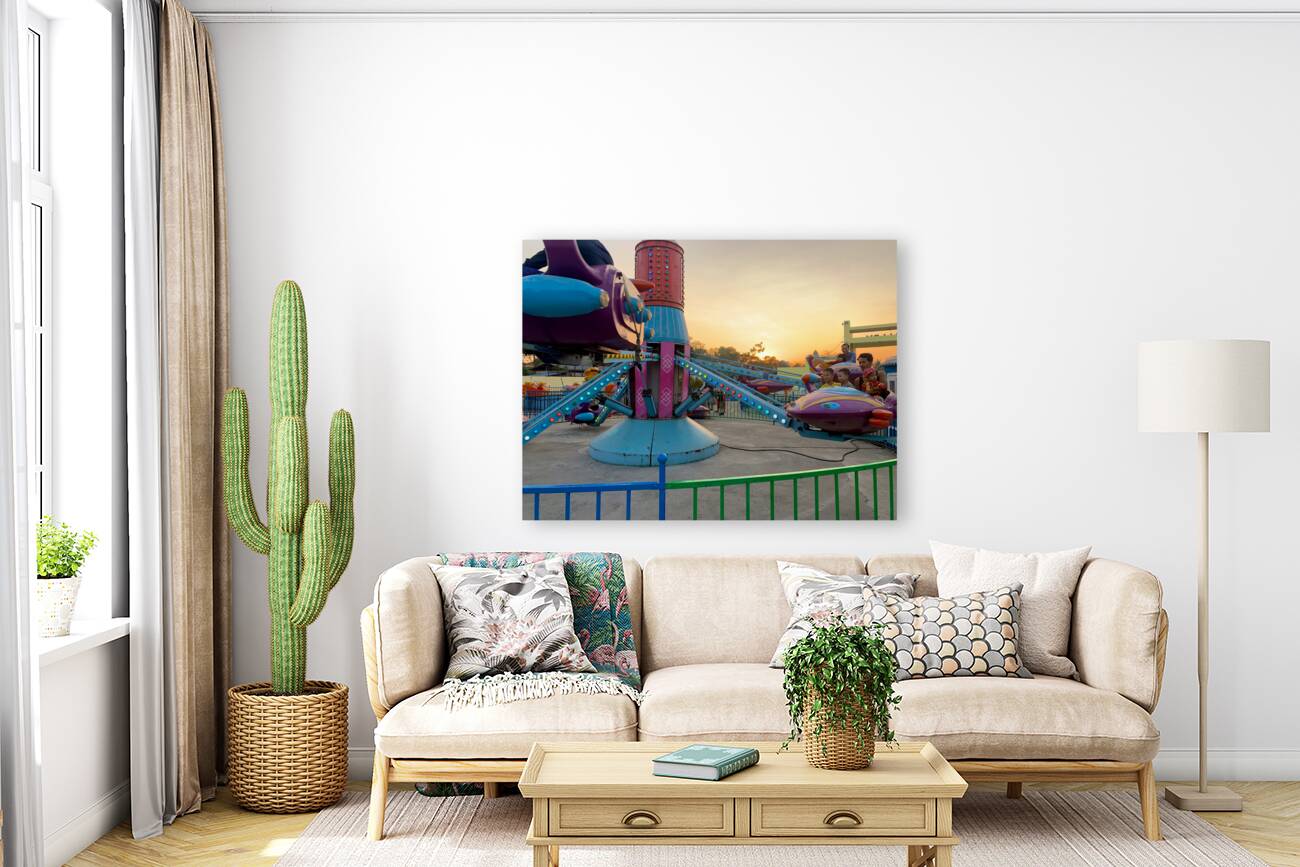 Riding Before the Sunset Reproduction