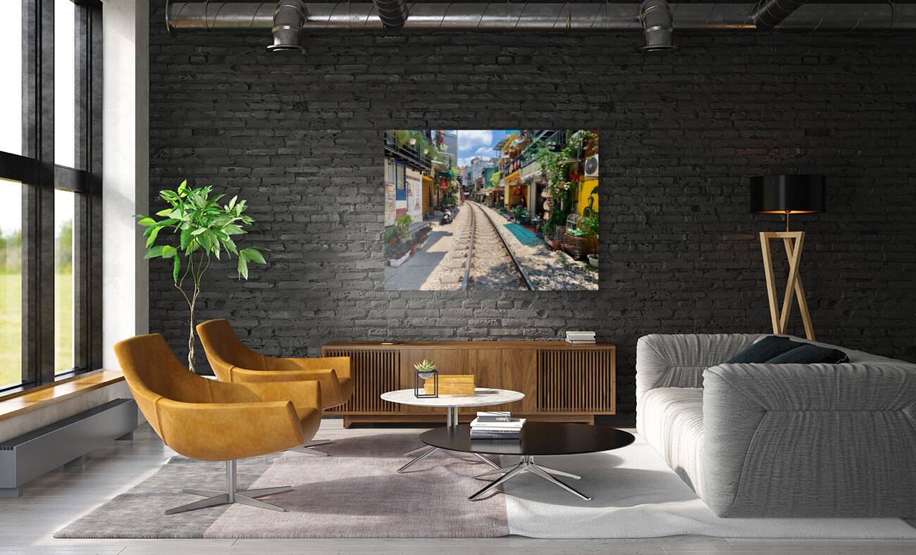 Train Street Hanoi Reproduction