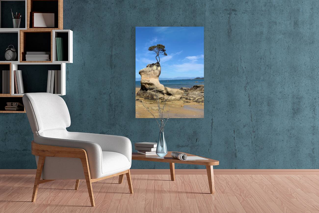 Tree Over The Rock Reproduction