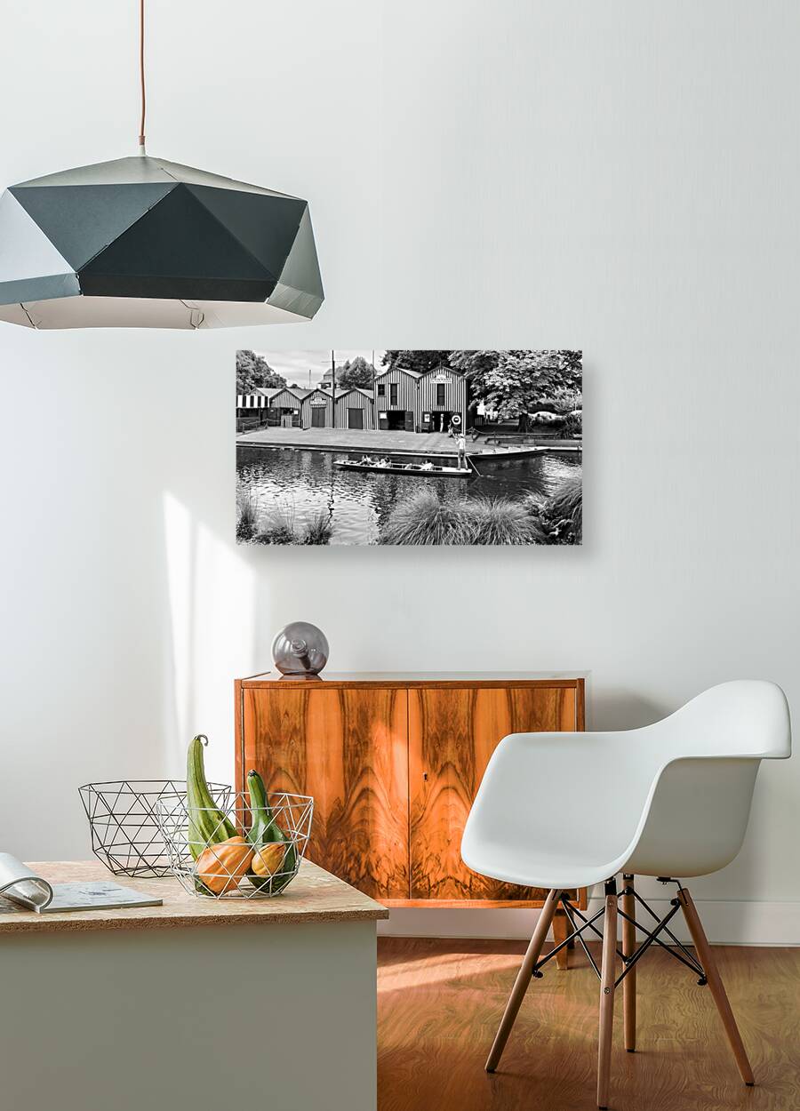 BW Gondola on the River Reproduction