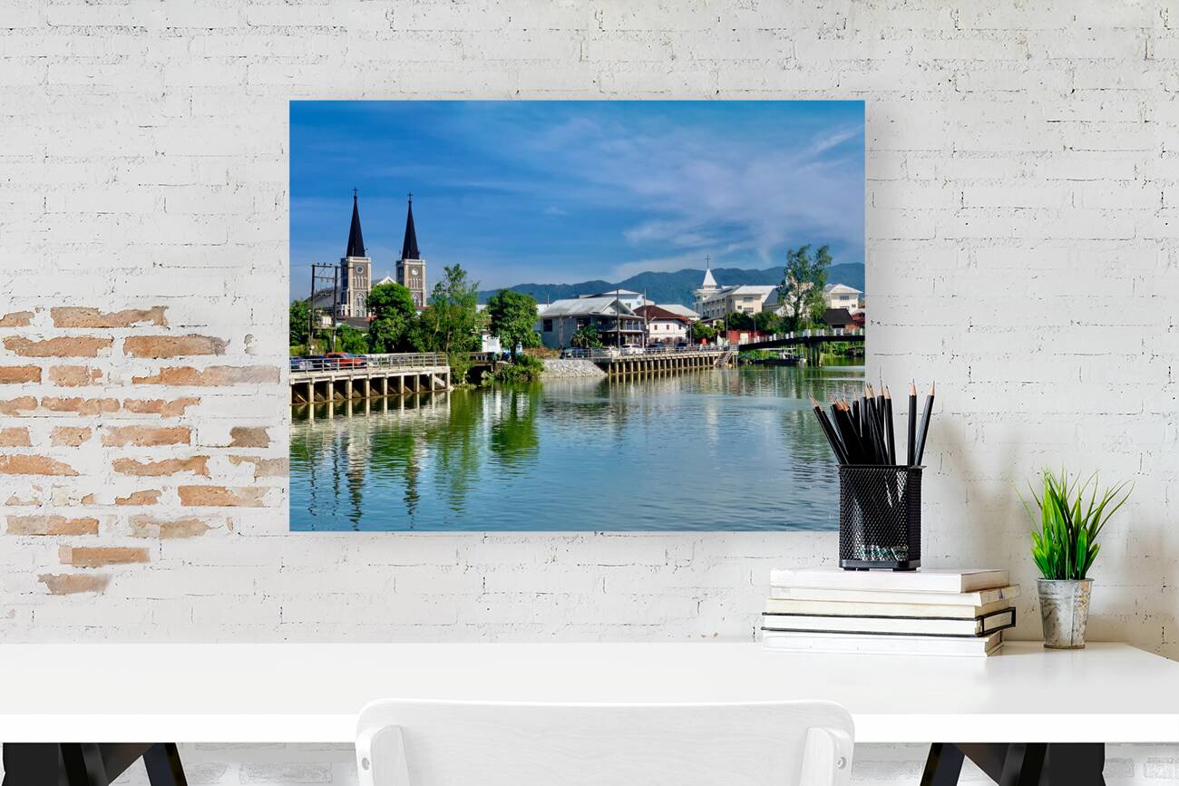 View of the Chanthaburi Cathedral Reproduction