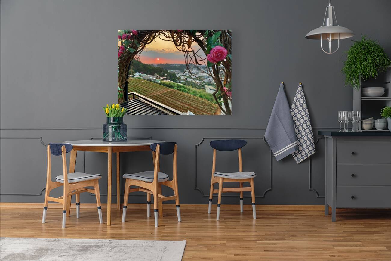 Ring of Roses for Sunset Reproduction