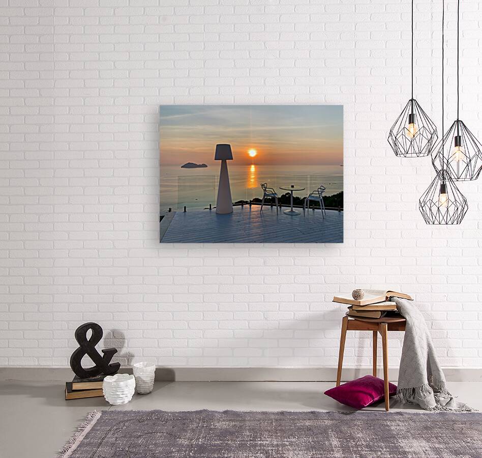 Sunset by the Big White Lamp Reproduction