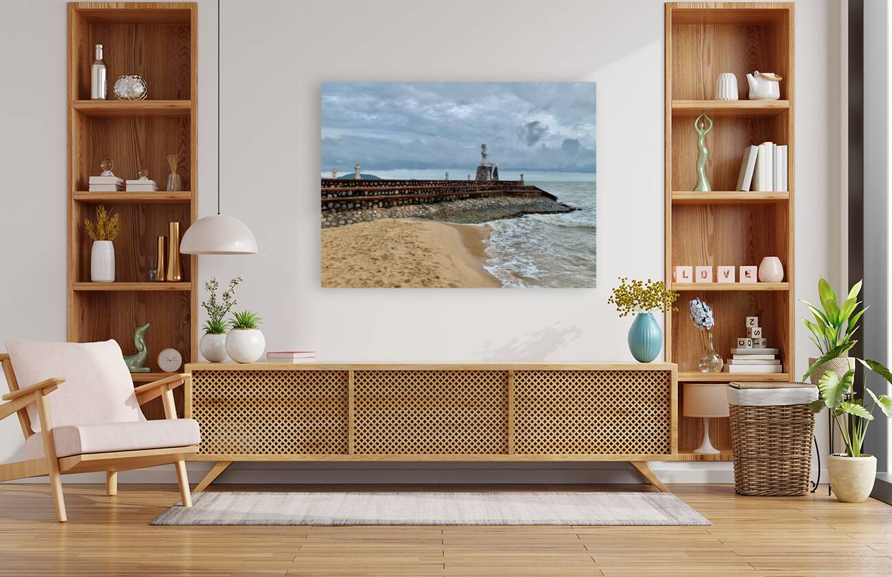 Mrs Statue Sitting at the End Reproduction