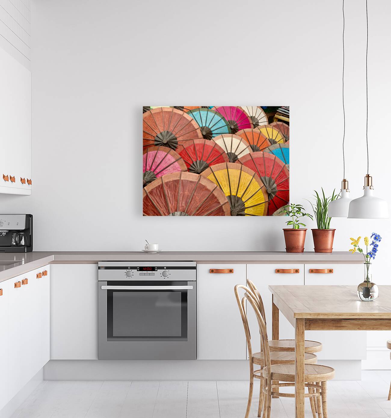 Colorful Umbrellas 2 Reproduction