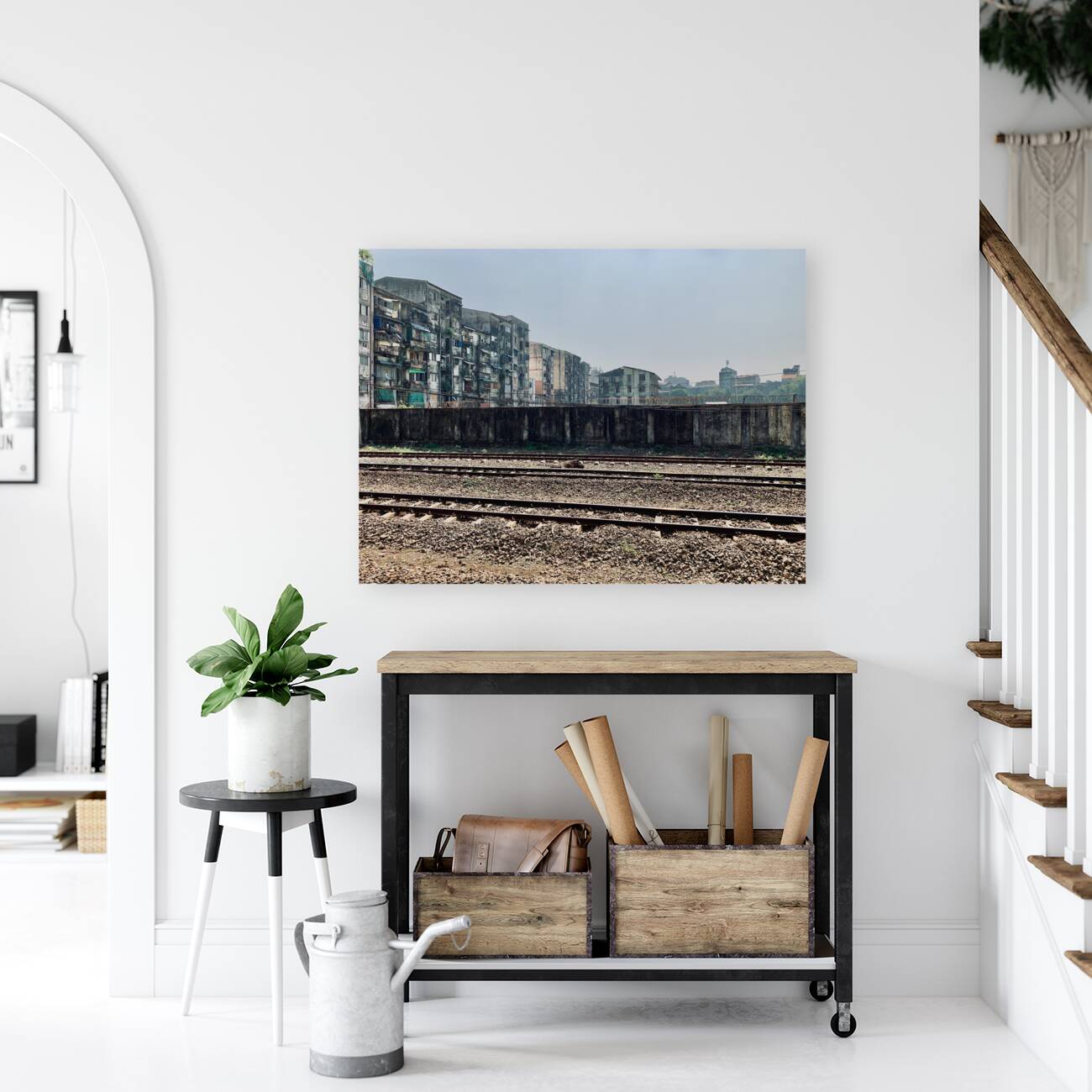 Living by the Railroad Reproduction