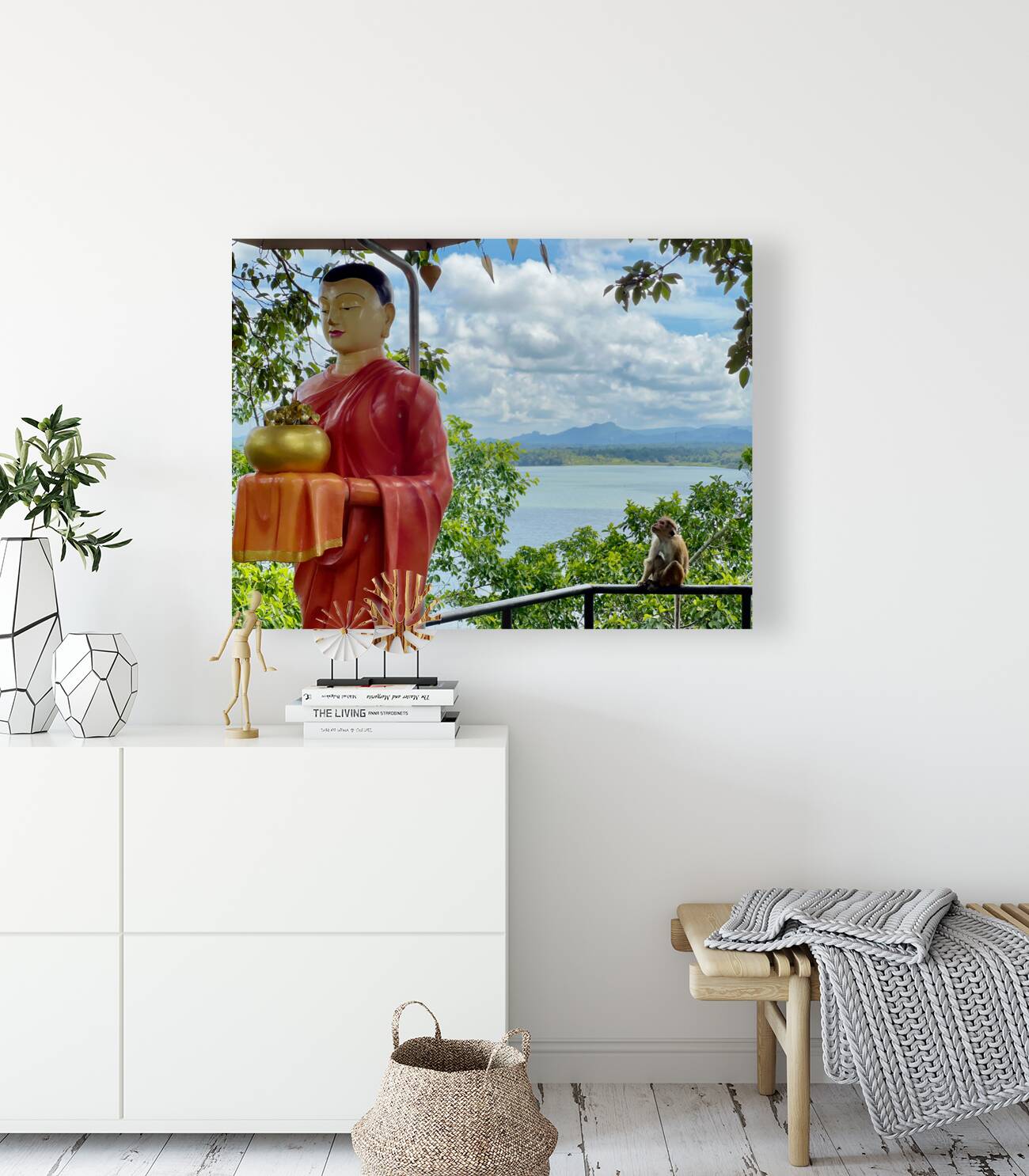 The Monkey and the Monk Reproduction