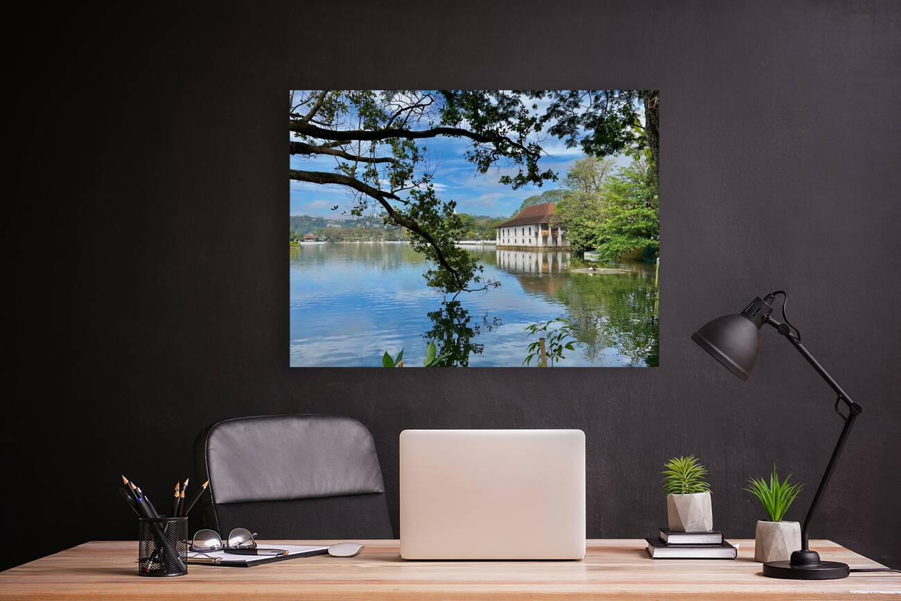 Ulupen Geya on Kandy Lake 1 Reproduction