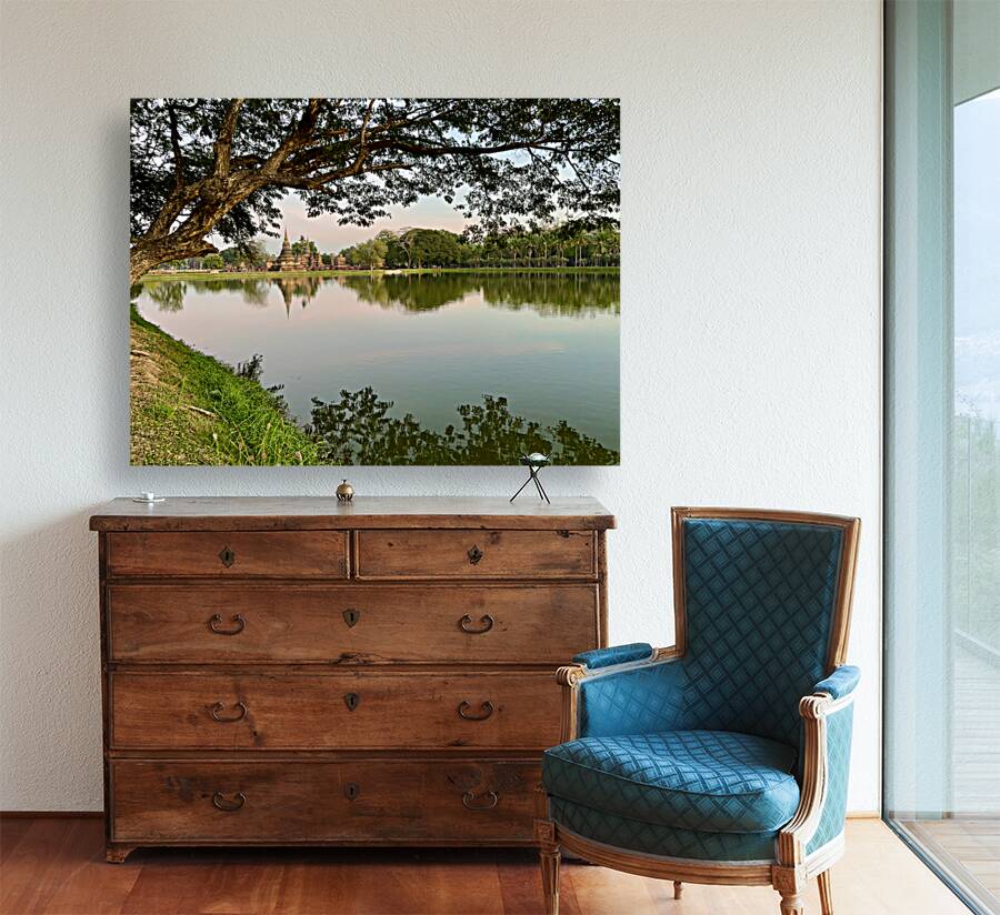 Temple Reflections Reproduction