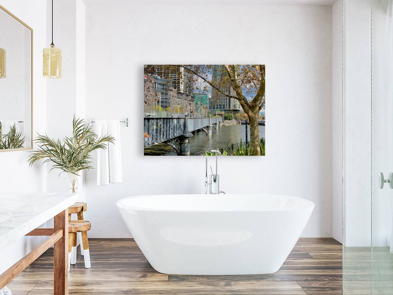 Around Yarra River in Melboune 4 Reproduction