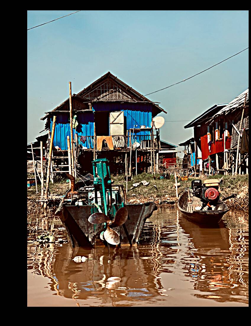 Inle Lake Reflections 6 Reproduction