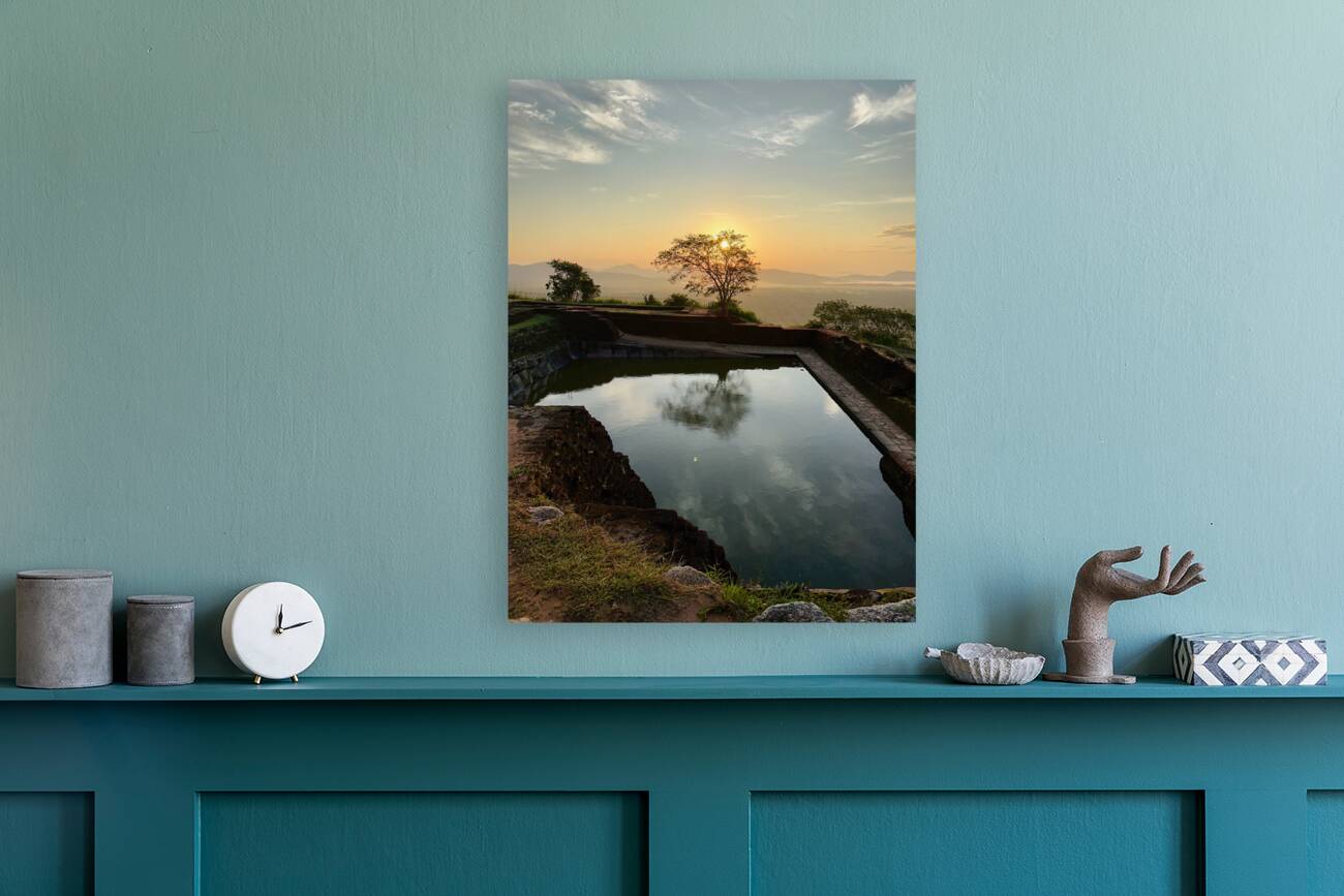 Sunrise on Top of Sigiriya Sri Lanka 4 Reproduction