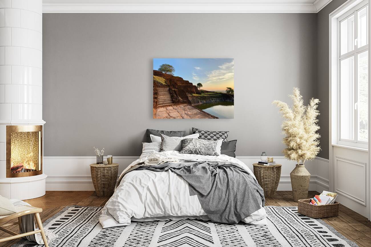 Sunrise on Top of Sigiriya Sri Lanka 1 Reproduction