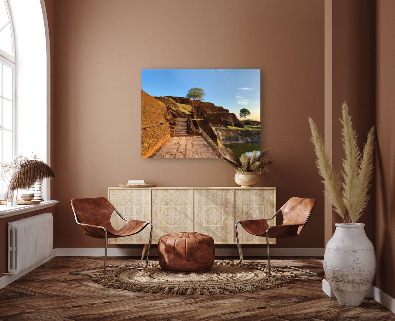 Sunrise on Top of Sigiriya Sri Lanka 9 Reproduction