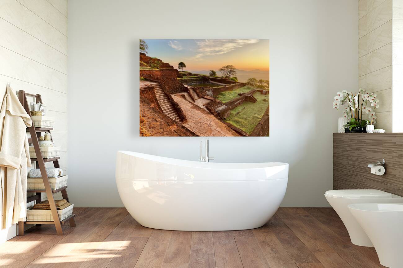 Sunrise on Top of Sigiriya Sri Lanka 5 Reproduction