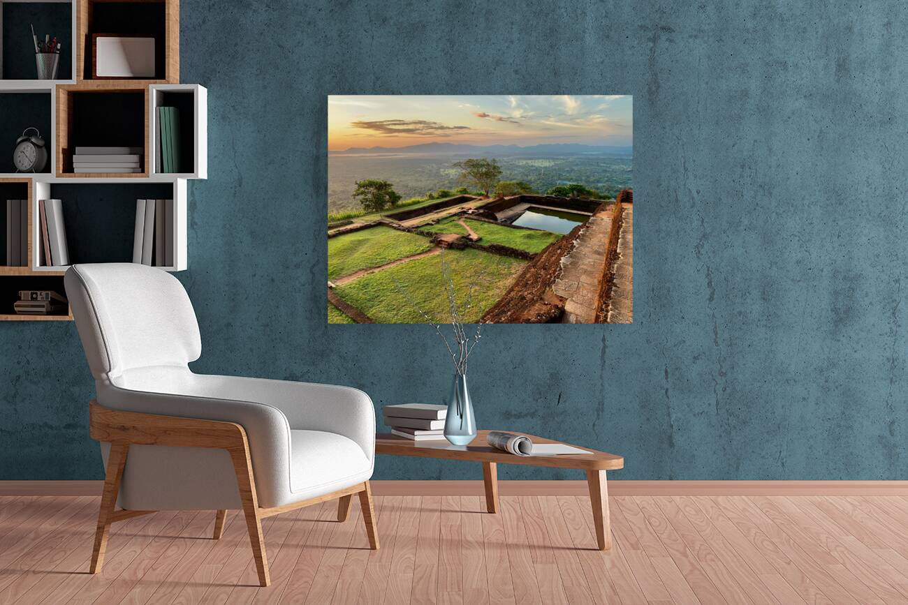 Sunrise on Top of Sigiriya Sri Lanka 7 Reproduction