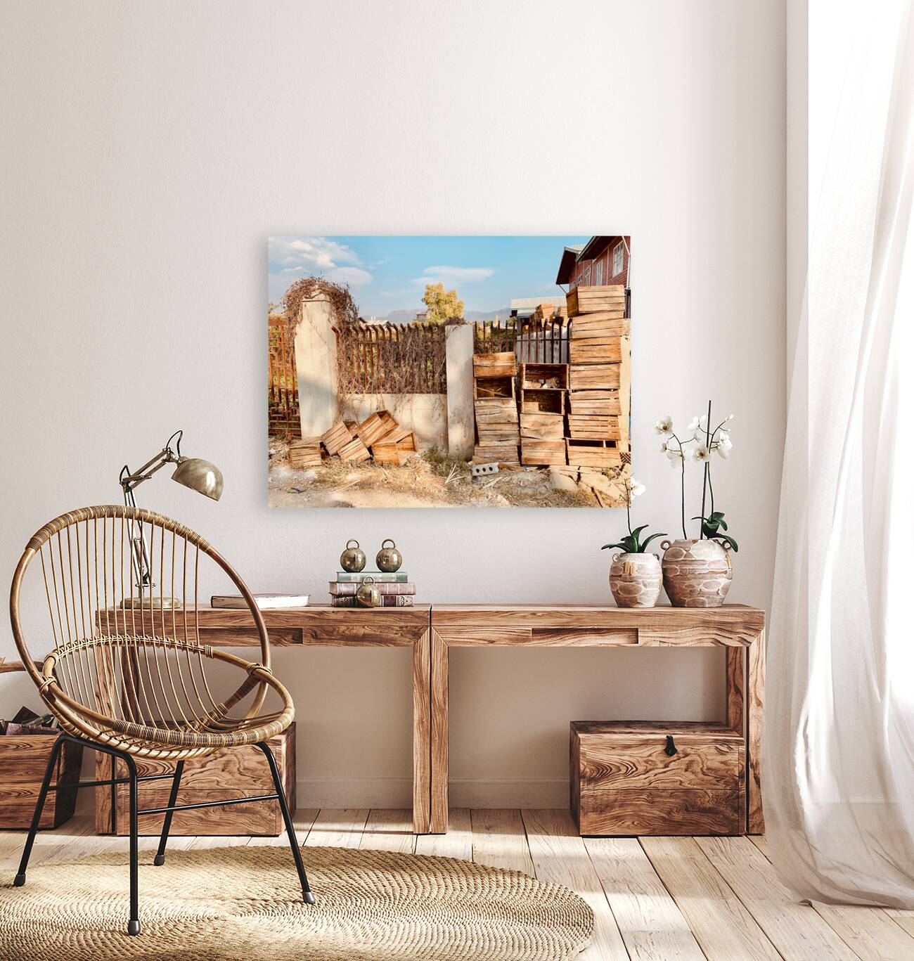 Vintage Wooden Crates Reproduction