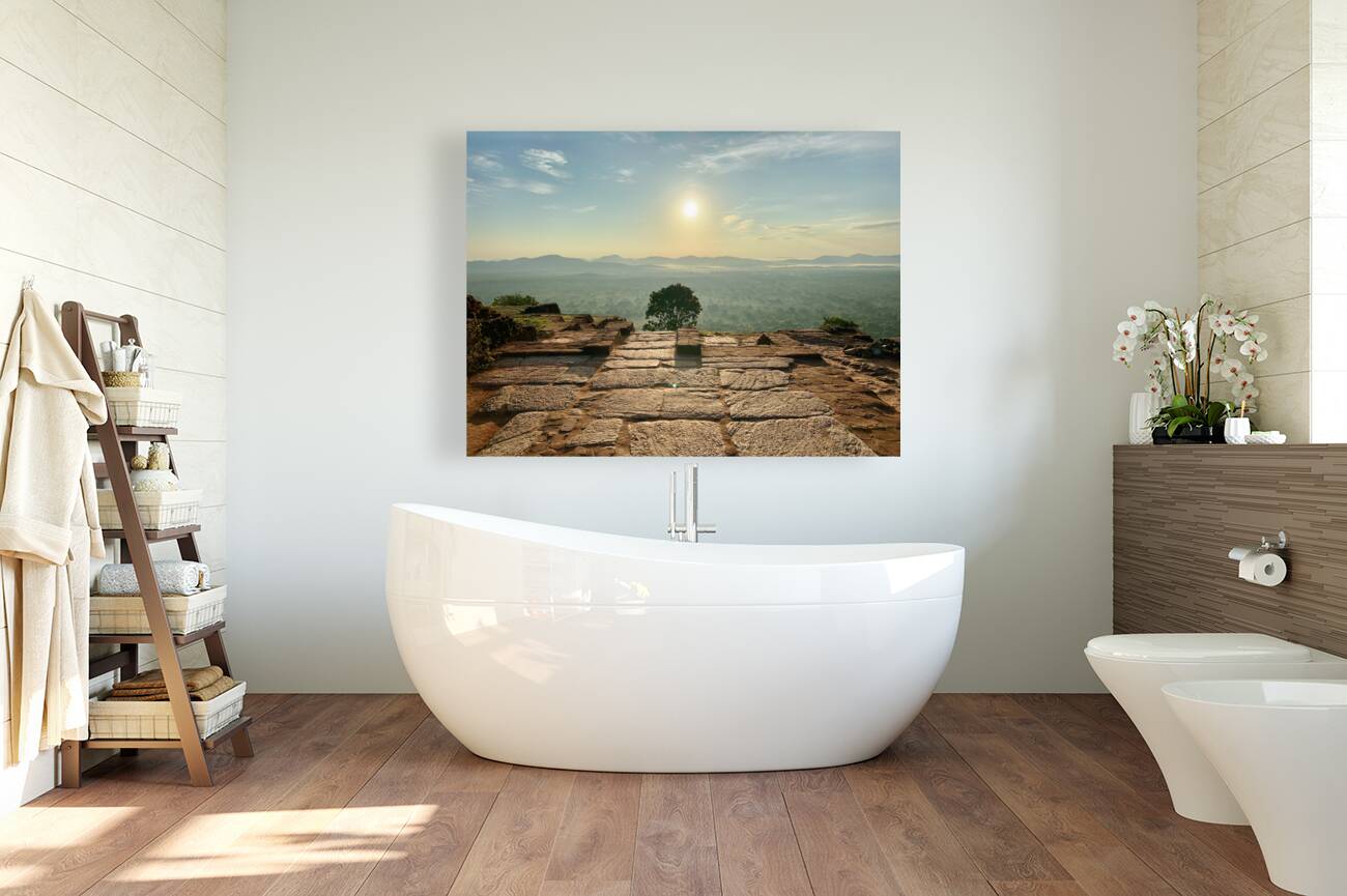 Sunrise on Top of Sigiriya Sri Lanka 11 Reproduction