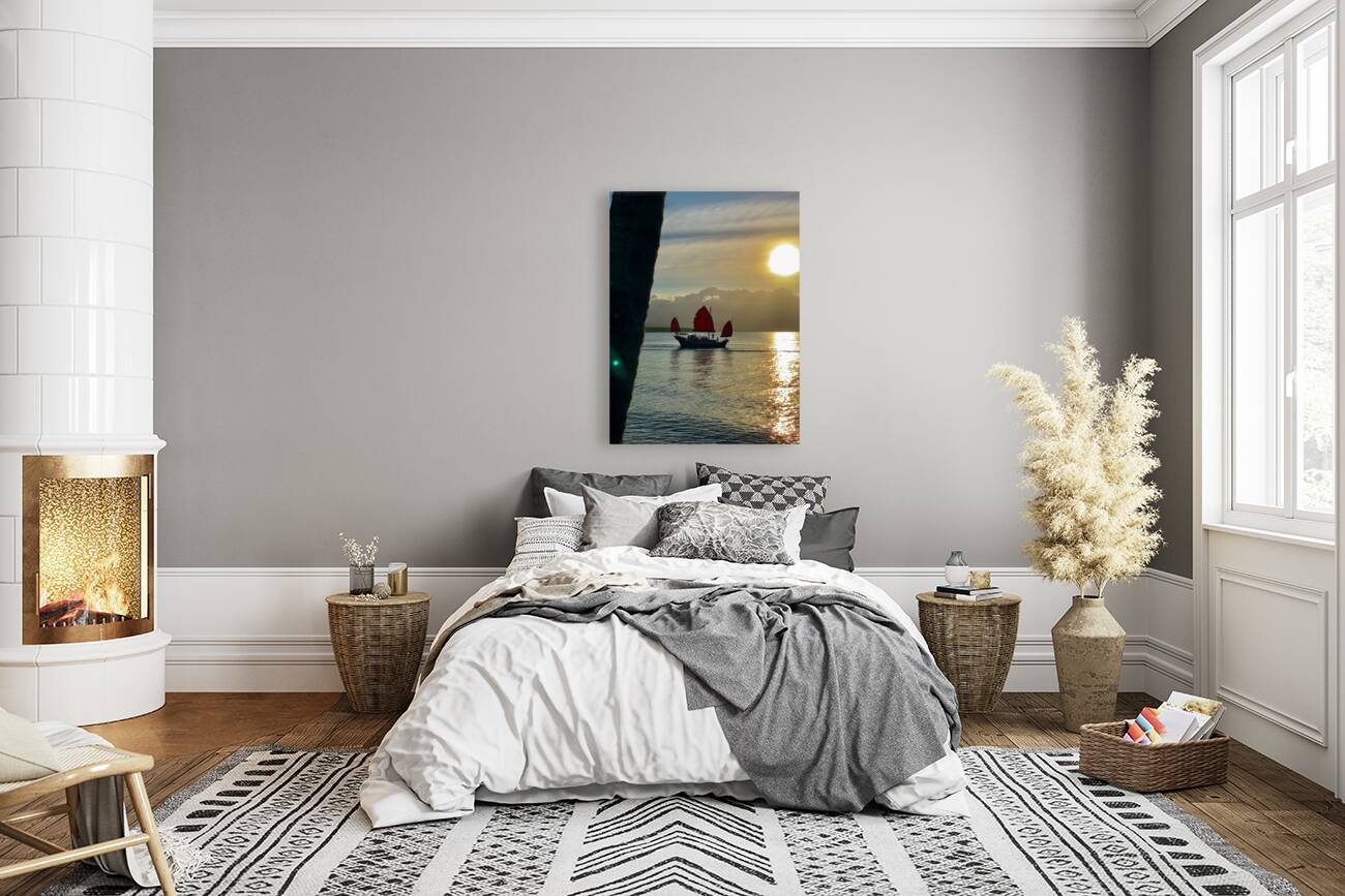 Special Boat When the Sun comes Down Reproduction