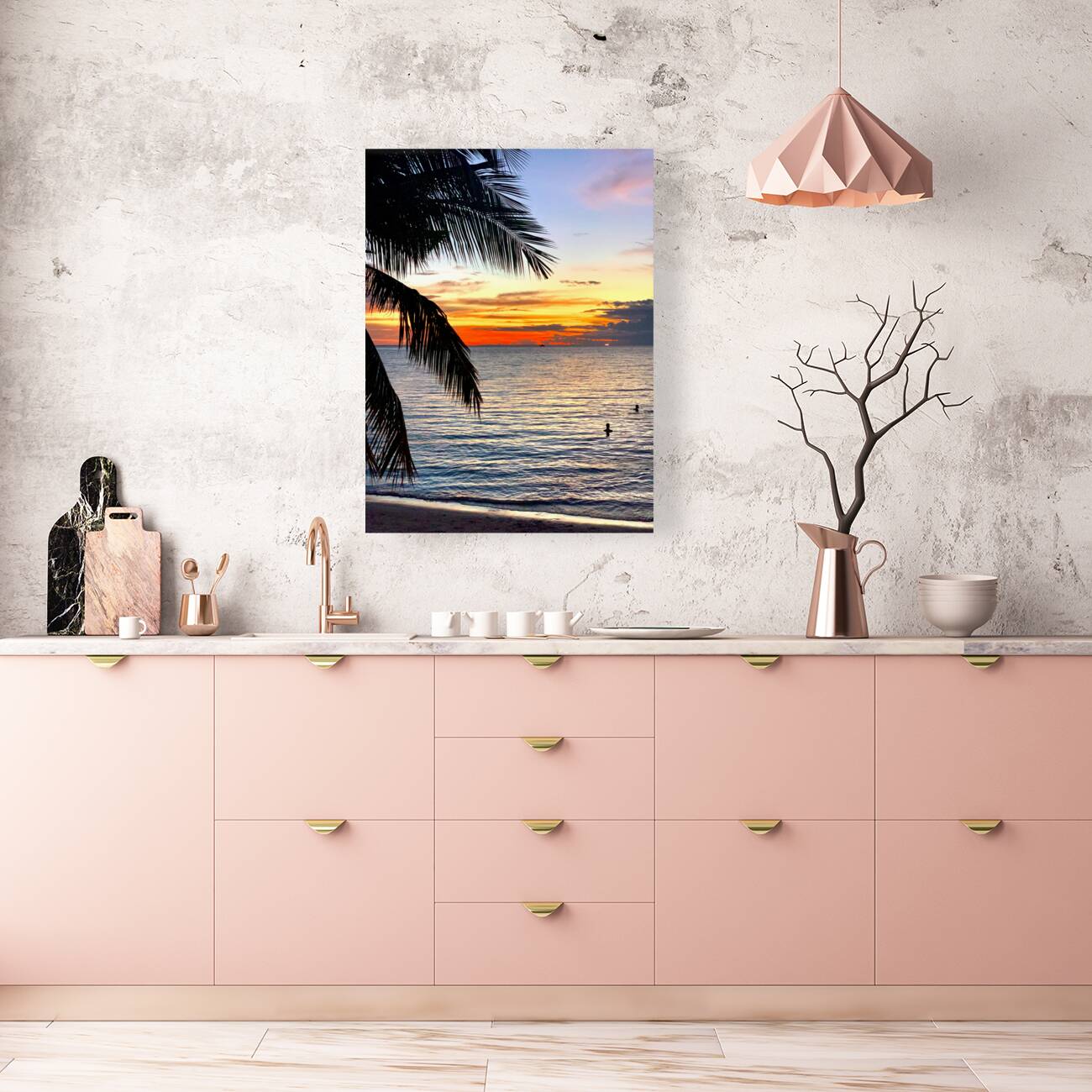 Sunset Bath Reproduction