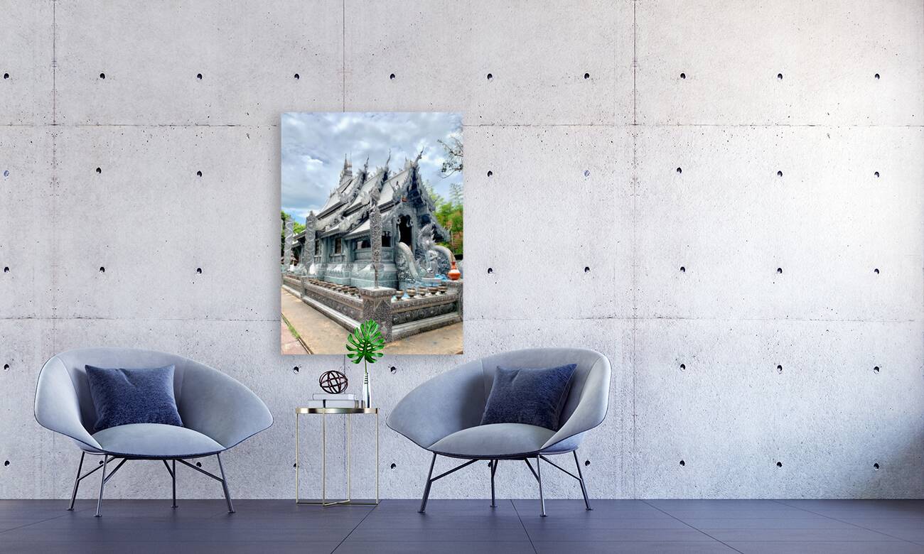 The Silver Temple Wat Sri Suphan Chiang Mai Thailand Reproduction