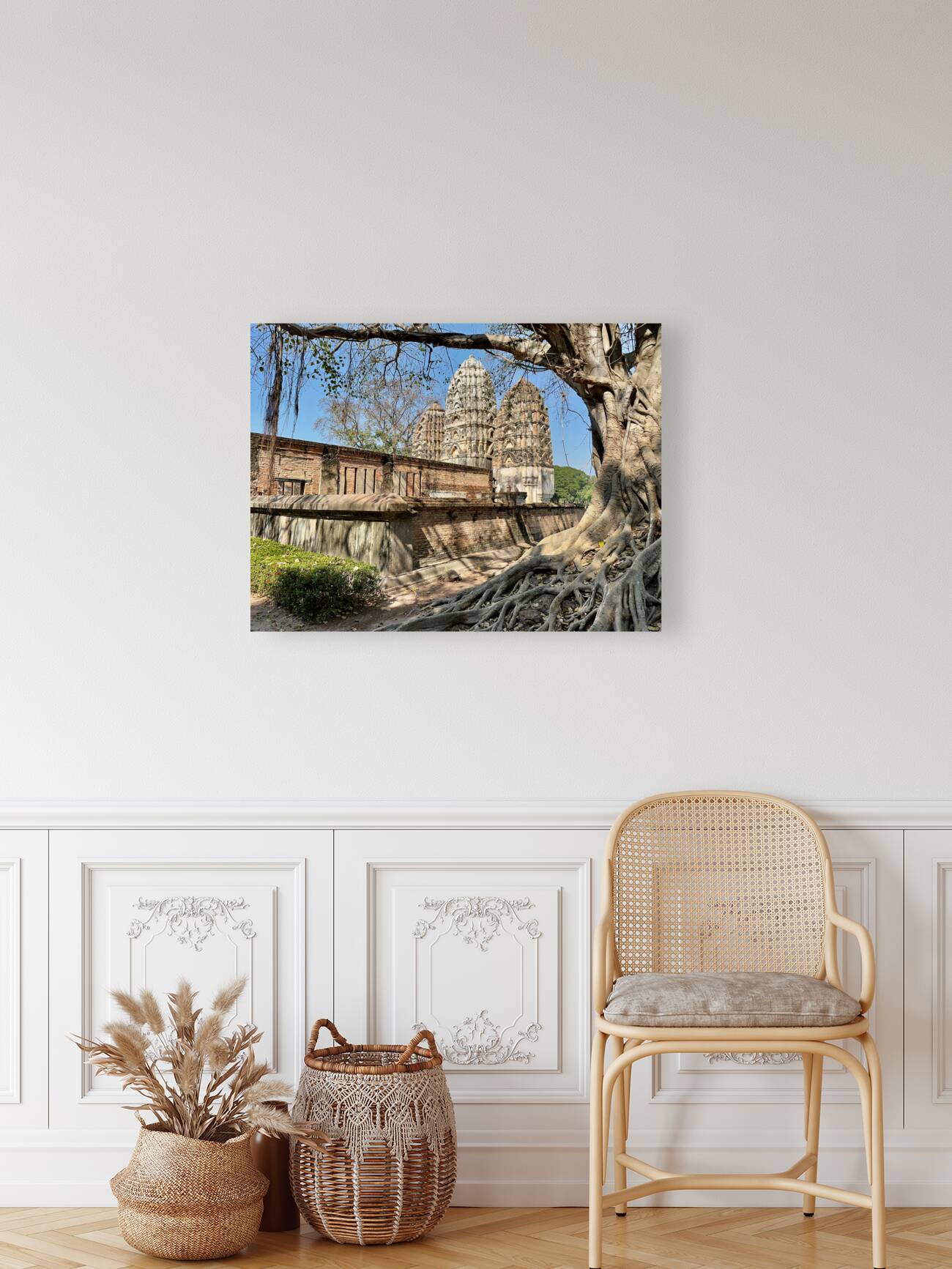 Wat Si Sawai Temple Old Sukhothai Thailand Reproduction