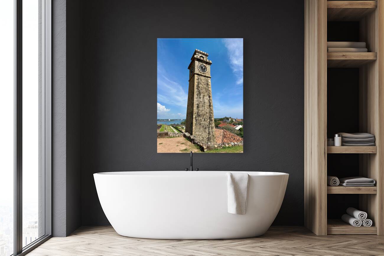 Galle Fort Clocktower Sri Lanka Reproduction