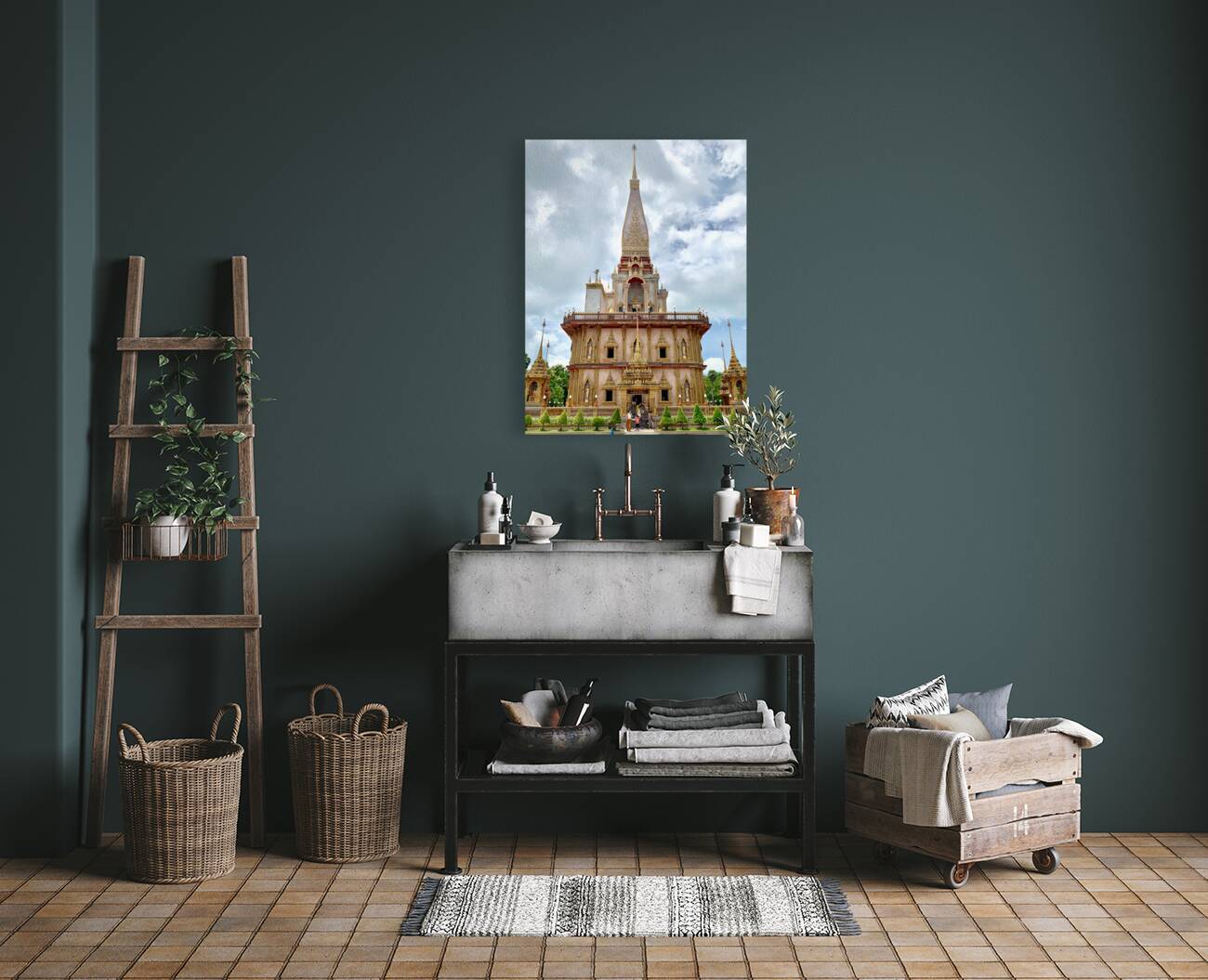 Chalong Temple Phuket Thailand 2 Reproduction