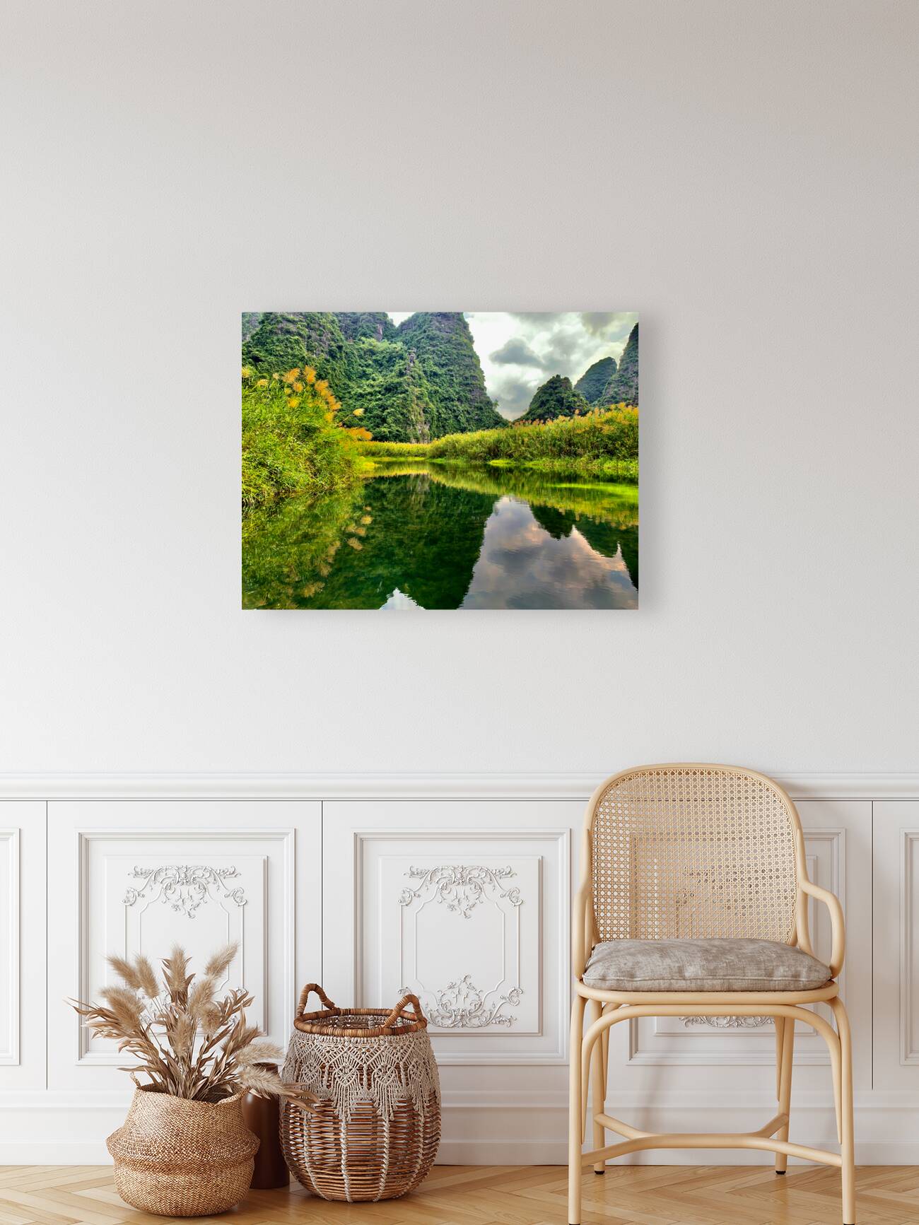 Ninh Binh Reflections Vietnam 2 Reproduction