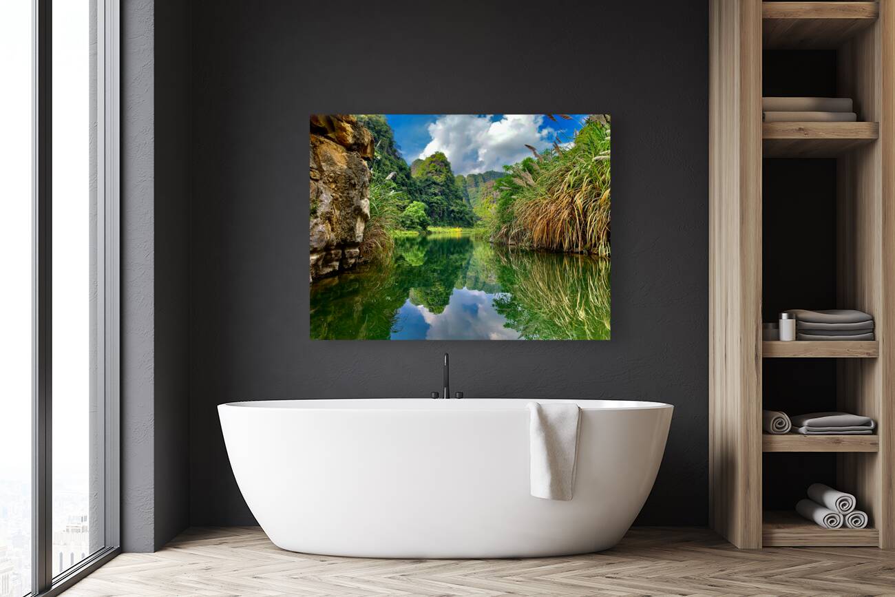 Ninh Binh Reflections Vietnam 5 Reproduction