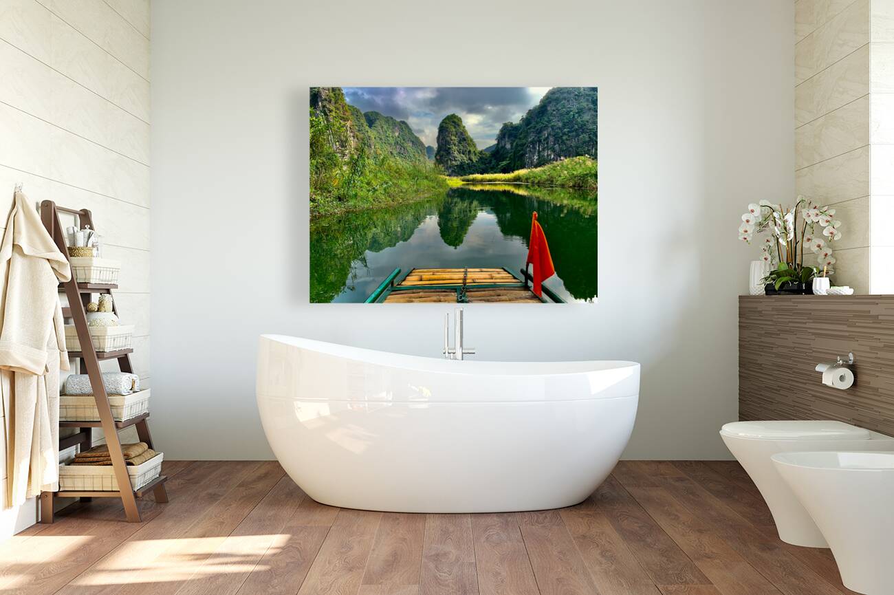 Ninh Binh Reflections Vietnam 4 Reproduction