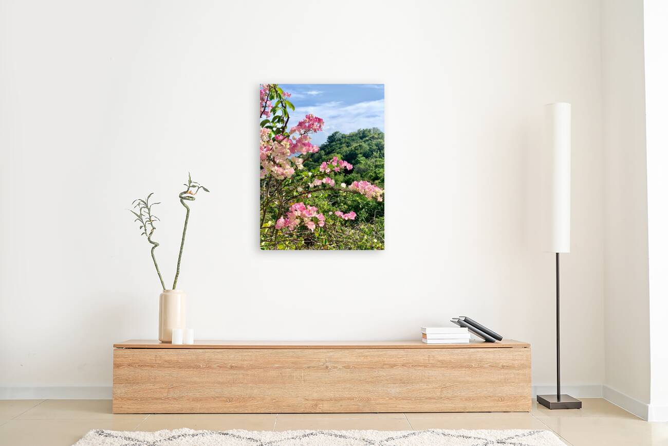 Pretty Pink Flowers Reproduction