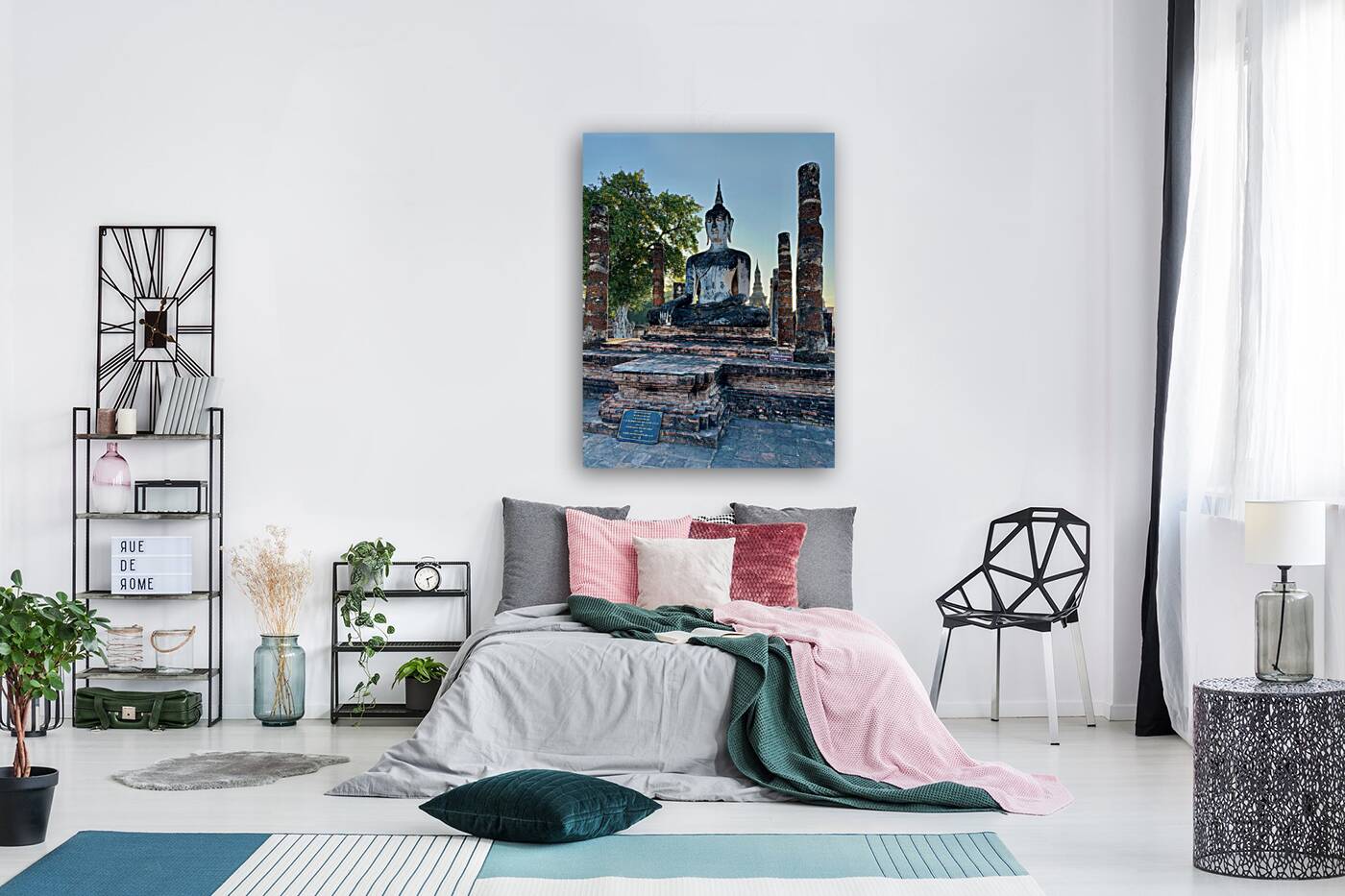 Wat Mahathat Temple Old Sukhothai Thailand 3 Reproduction