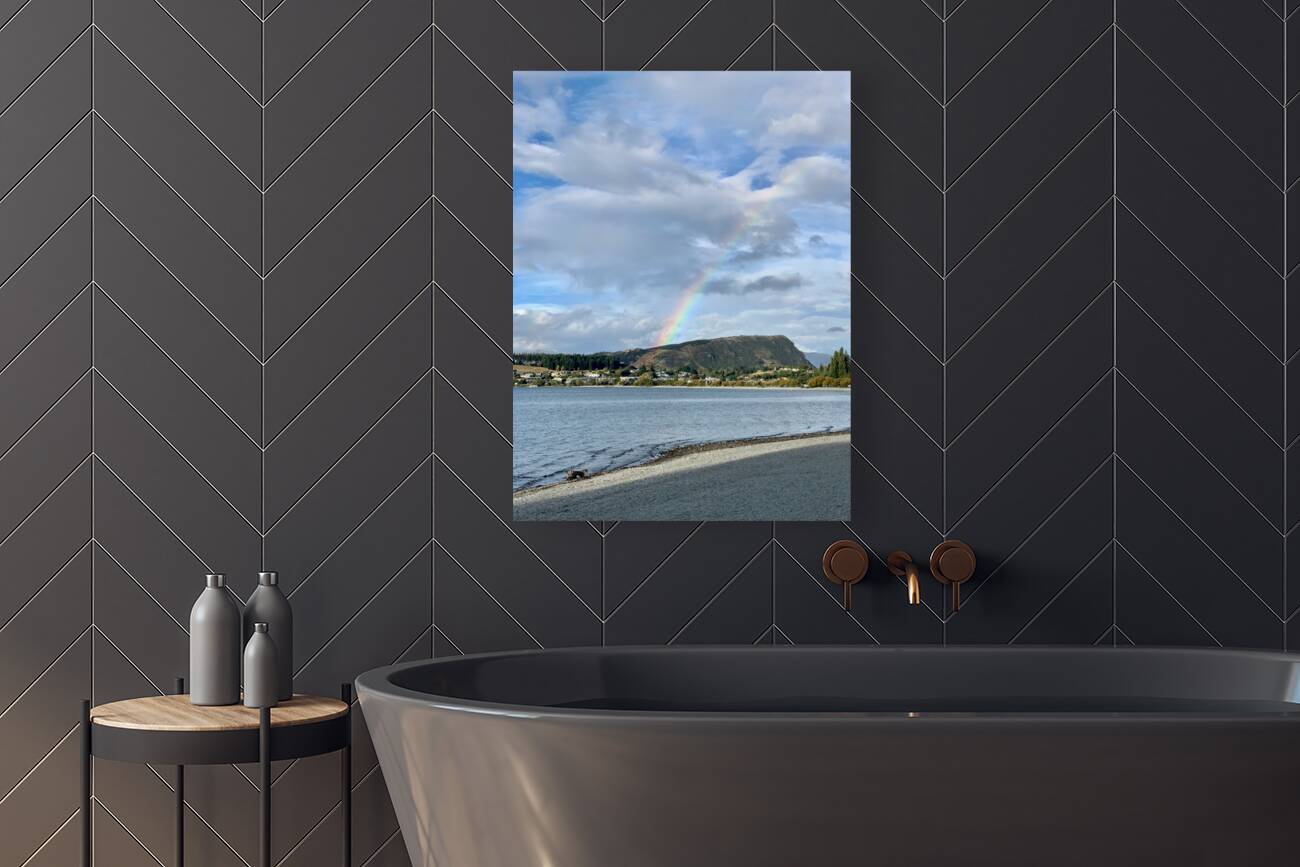 The Rainbow over the Hill Reproduction