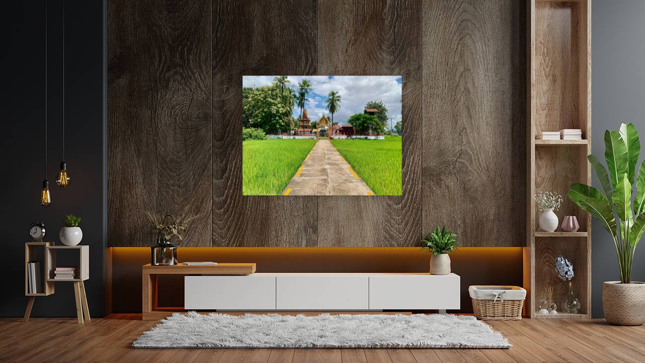 Don Khon Island Temple Laos Reproduction