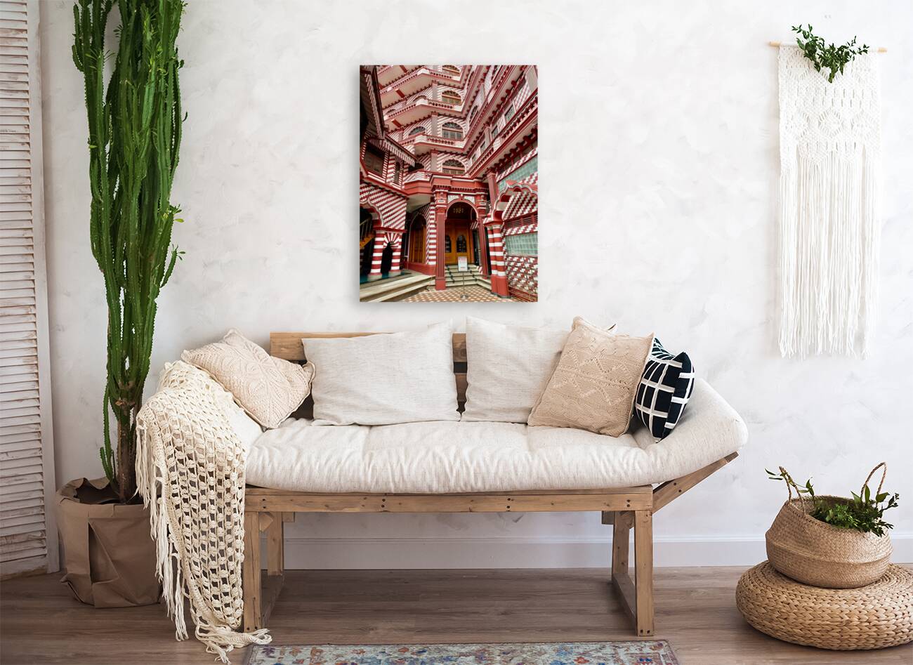 Jami Ul Alfar Mosque in Colombo Sri Lanka Reproduction