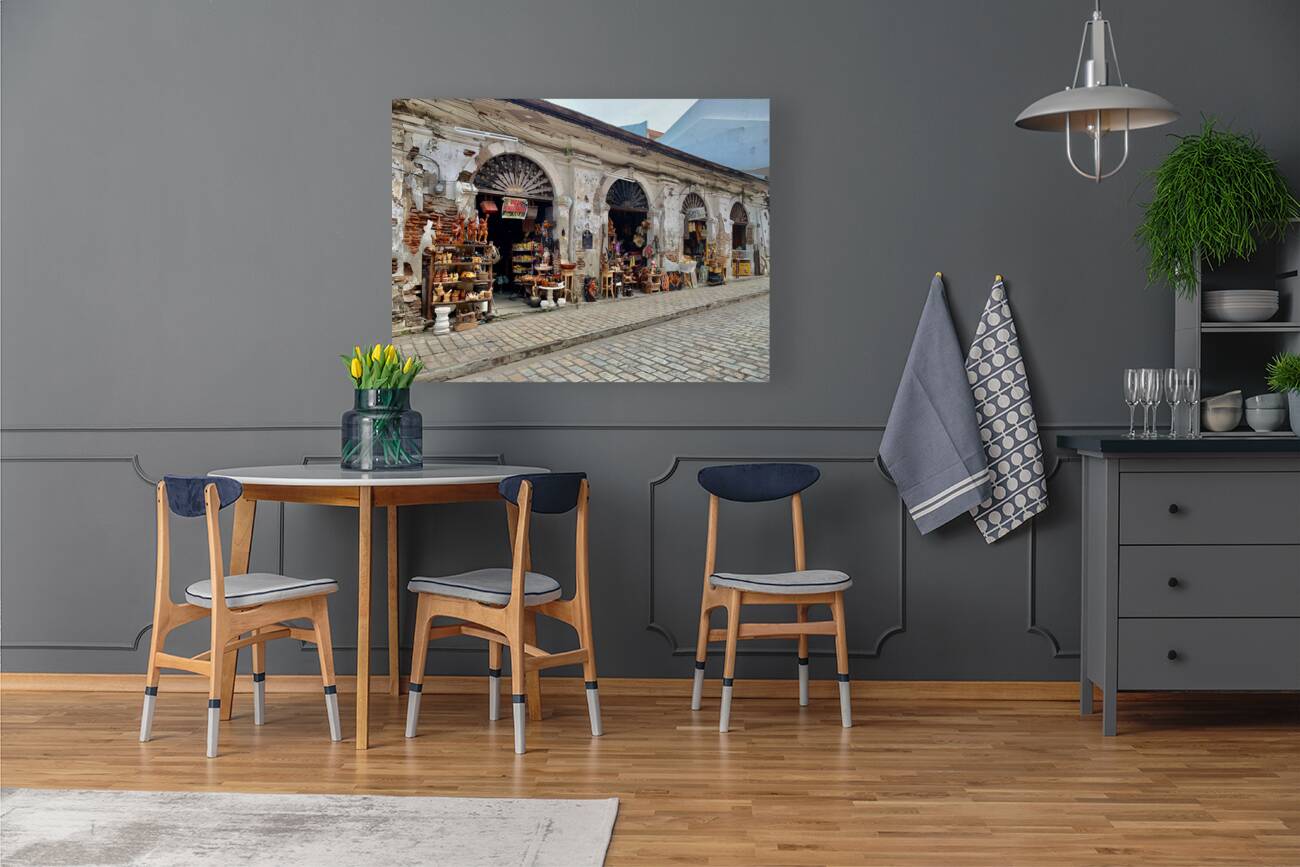 Shops in Vigan Philippines Reproduction