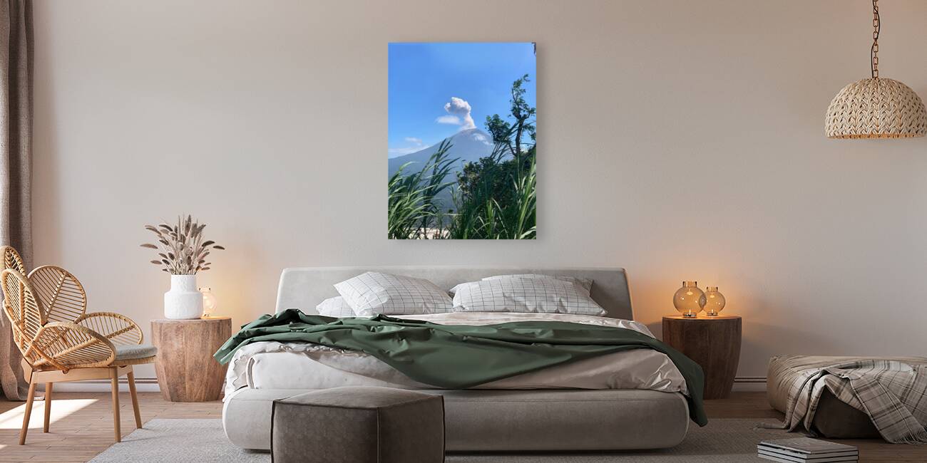 Smoke Out of a Volcano Reproduction