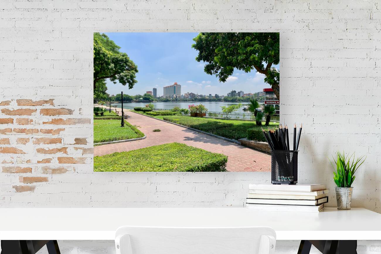 View on the Lake in Hanoi Reproduction