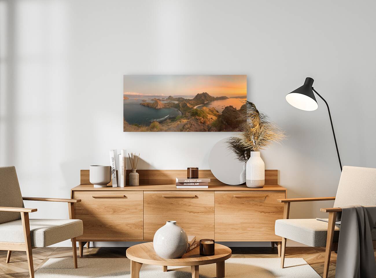 Sunrise on Padar Island Indonesia 2 Reproduction