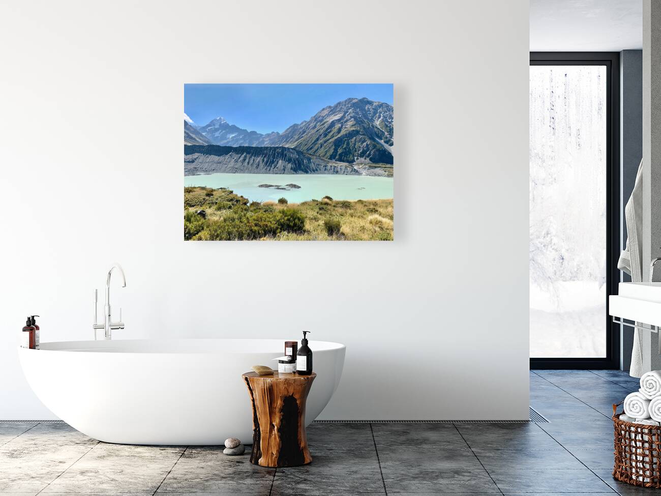 Around Mount Cook New Zealand Reproduction