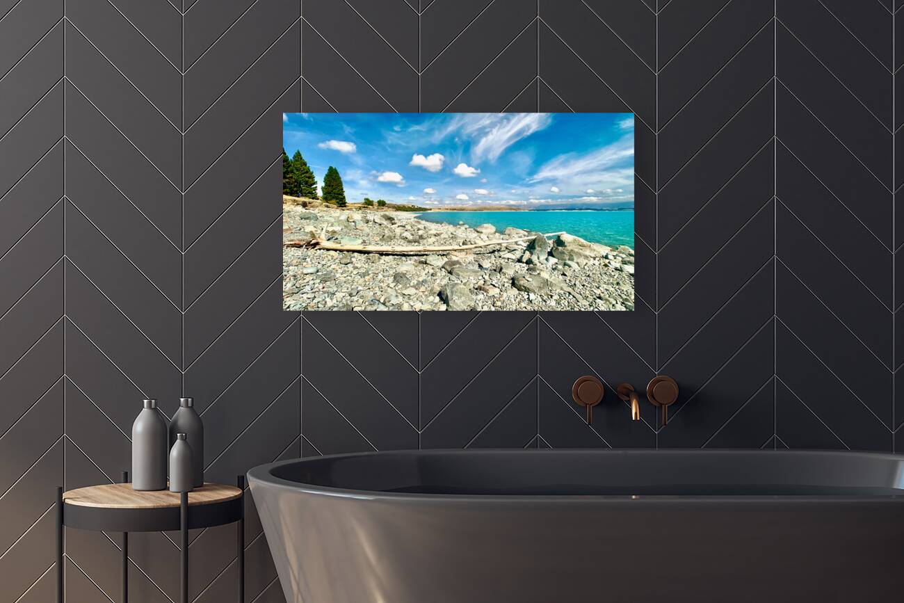 Dead Wood in Front of the Lake Reproduction