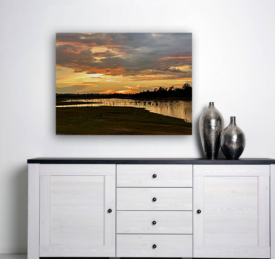 Serenity Over the Lake Reproduction