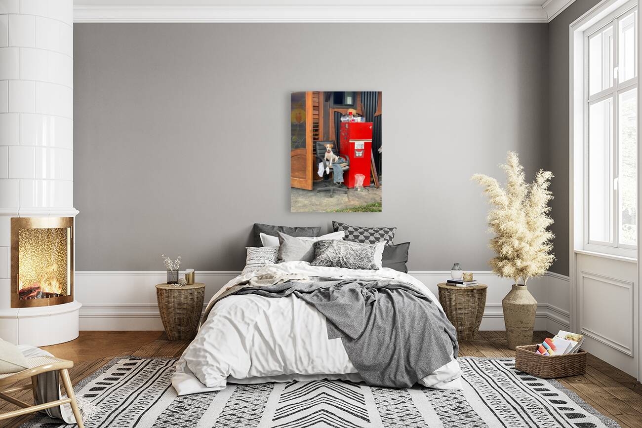 The Red Fridge and the Dog 2 Reproduction