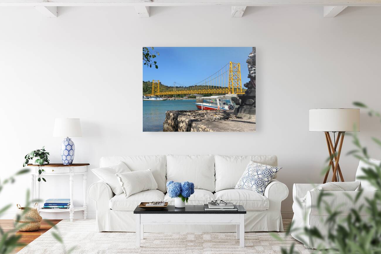 The Yellow Bridge Nusa Lembongan Indonesia Reproduction