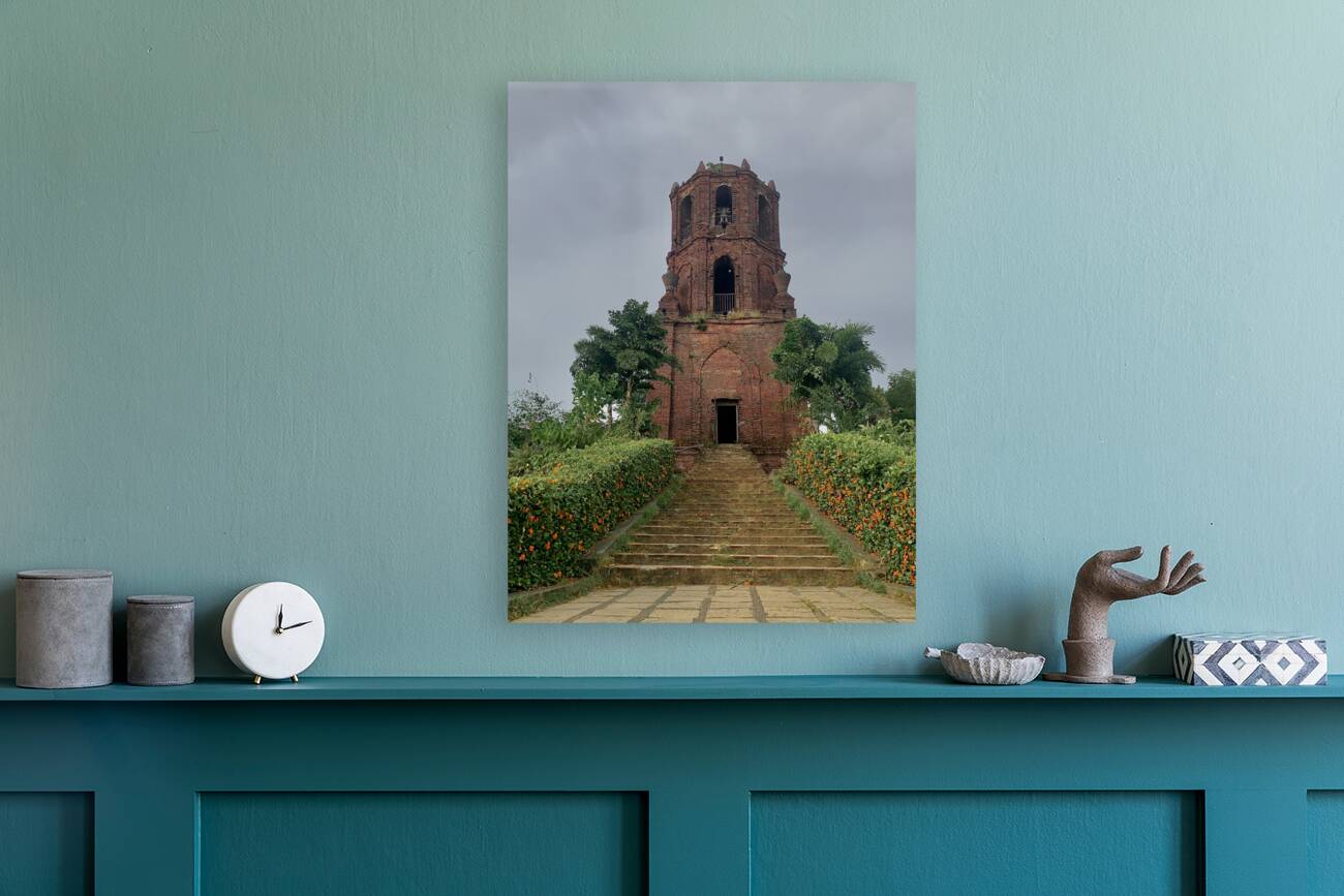 Bantay Church Bell Tower Philippines Reproduction