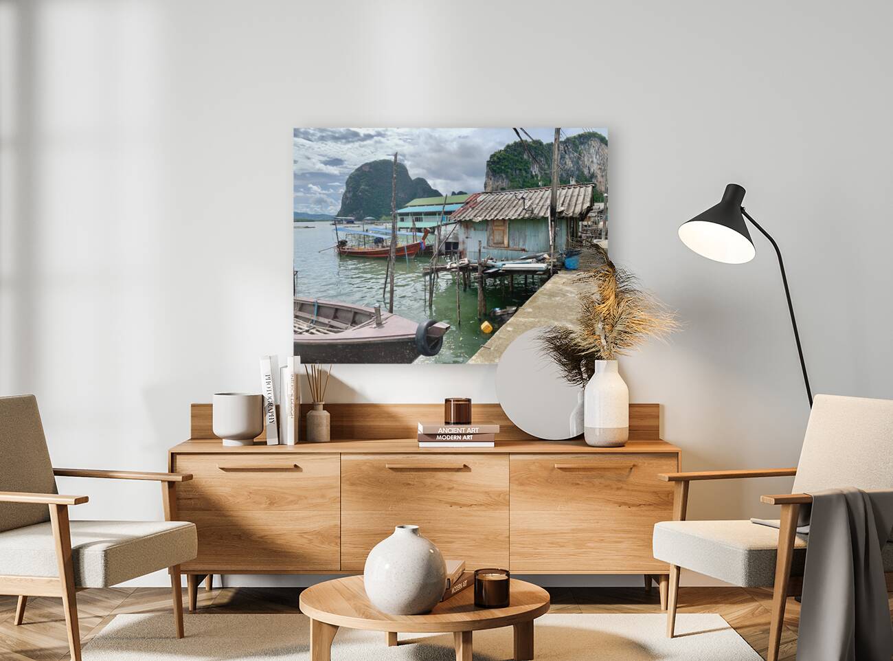 Koh Panyee Floating Village Thailand 2 Reproduction