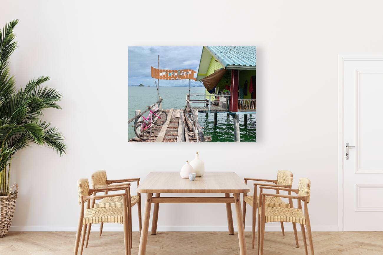 House in Koh Panyee Floating Village Thailand Reproduction