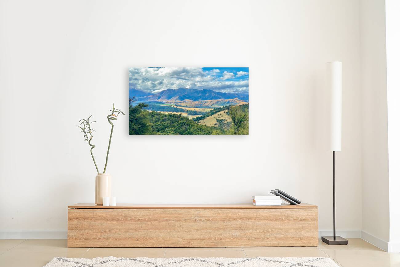 View From Mount Iron New Zealand Reproduction